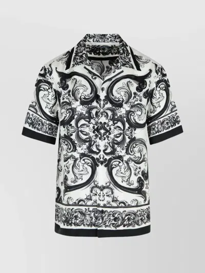 DOLCE & GABBANA 'ORNATE PATTERN' SILK SHIRT