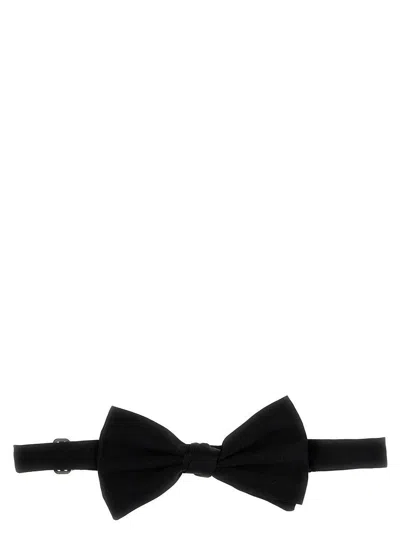 Dolce & Gabbana Satin Bow Tie Ties, Papillon Black