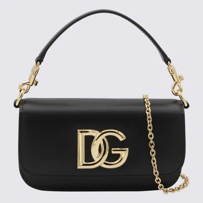 Dolce & Gabbana Black Leather Handle Bag