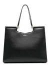 Dolce & Gabbana Large Sicily Calf Leather Tote Bag In Black