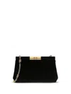 Dolce & Gabbana Zipper Shoulder Bag In Black