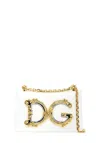 Dolce & Gabbana Nappa Leather Dg Girls Bag In White