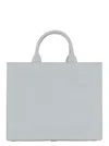 Dolce & Gabbana White Handbag With Tonal Dg Detail In Smooth Leather In White