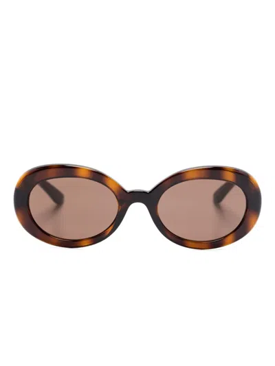 Dolce & Gabbana Kids' Oval-frame Sunglasses In Brown