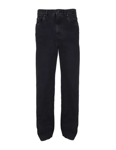 Dolce & Gabbana Over Five Pocket Jeans In Black