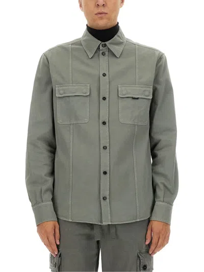 Dolce & Gabbana Over Shirt In Grey