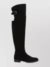Dolce & Gabbana Over-the-knee Boots Featuring Buckle Detail In Black