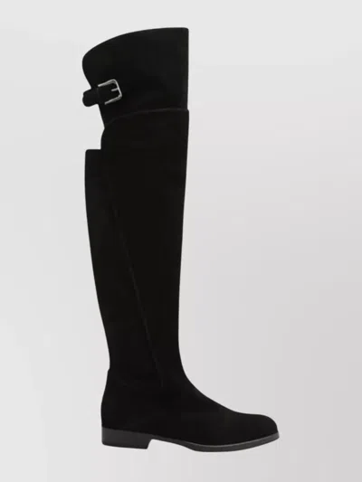 DOLCE & GABBANA OVER-THE-KNEE BOOTS FEATURING BUCKLE DETAIL