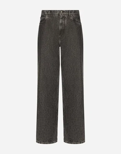 DOLCE & GABBANA OVERSIZE DENIM JEANS