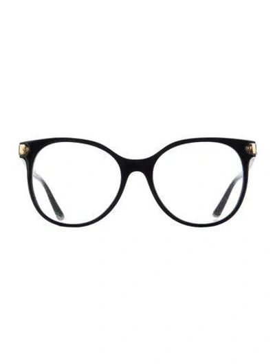 Pre-owned Dolce & Gabbana Oversize Eyeglasses In Black