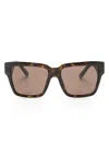 Dolce & Gabbana Oversize Frame Sunglasses In Brown
