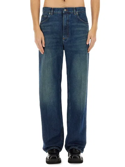 Dolce & Gabbana Oversize Jeans In Blue