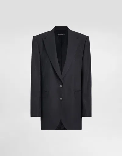 DOLCE & GABBANA OVERSIZE WOOLEN JACKET