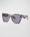 Dolce & Gabbana 55mm Square Sunglasses In Grey