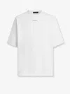 Dolce & Gabbana Men White Cotton Printed Oversized T-shirt In White