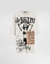 Dolce & Gabbana Oversized Jersey T-shirt With Print In White