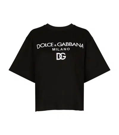Dolce & Gabbana Oversized Logo T-shirt In Multi