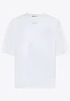 Dolce & Gabbana Men White Cotton Printed Oversized T-shirt In White