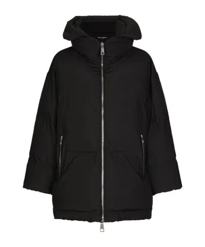 DOLCE & GABBANA DOLCE  GABBANA OVERSIZED ZIP-UP PUFFER JACKET