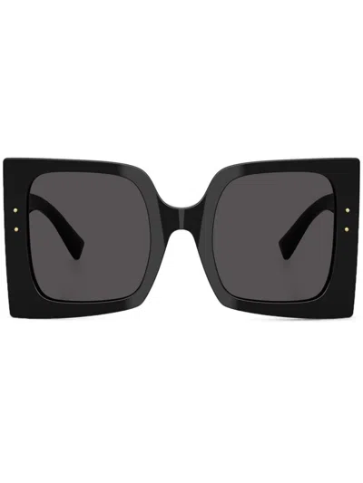 Dolce & Gabbana Oversized Square-frame Sunglasses In Black