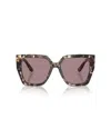 Dolce & Gabbana Oversized Square Havana Brown Sunglasses