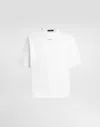 Dolce & Gabbana Men White Cotton Printed Oversized T-shirt In White