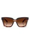 Dolce & Gabbana Oversized Tortoiseshell Sunglasses