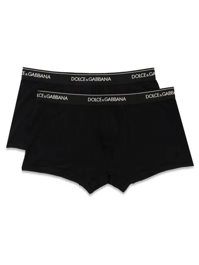 Dolce & Gabbana Set Of 2 Logo Cotton Boxer Briefs