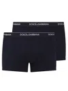 Dolce & Gabbana Pack Of Two Boxers In Blue