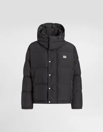 Dolce & Gabbana Padded And Quilted Jacket In Gray