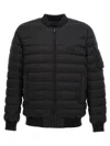 Dolce & Gabbana Padded Band Collar Quilted Jacket In Black