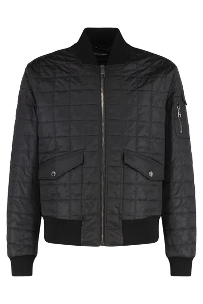DOLCE & GABBANA DOLCE & GABBANA PADDED BOMBER JACKET