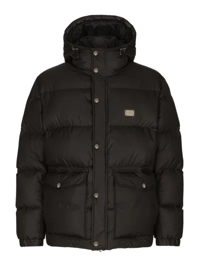 DOLCE & GABBANA CHAQUETA ALCOCHADA - NEGRO