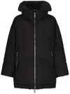 Dolce & Gabbana Woman Puffer Black Size 6 Polyester In Black