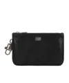 Dolce & Gabbana Padlock-charm Wash Bag In Black