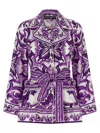 Dolce & Gabbana Pajama Shirt Sweaters And Cardigans Multicolor In Multi