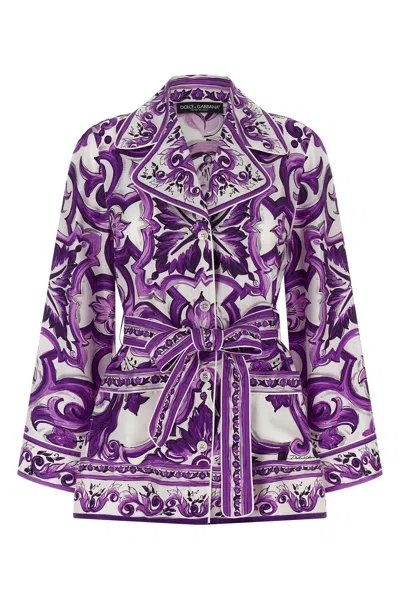 Dolce & Gabbana Pajama Shirt In Multi