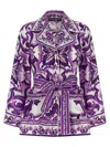 Dolce & Gabbana Pajama Shirt Sweaters And Cardigans Multicolor In Purple