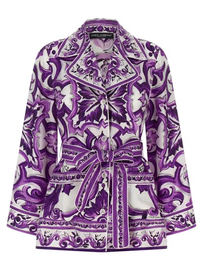 DOLCE & GABBANA DOLCE & GABBANA SILK PAJAMA SHIRT
