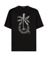 Dolce & Gabbana Short-sleeved Banana-tree-print T-shirt In Black