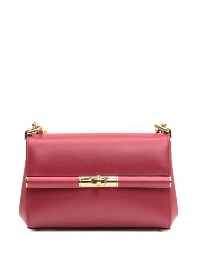 Dolce & Gabbana Palmellato Shoulder Bag In Red