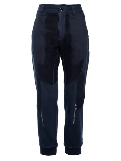 Pre-owned Dolce & Gabbana Paneled Zip Trousers