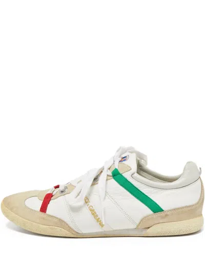 Pre-owned Dolce & Gabbana Panelled Low-top Sneakers