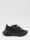 Dolce & Gabbana Daymaster Black Leather Blend Sneakers In Multi
