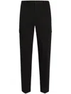 Dolce & Gabbana Black Cotton Pants With Pockets In Black