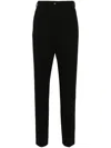Dolce & Gabbana Milano-stitch Cigarette Pants In Black