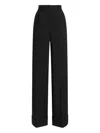 Dolce & Gabbana Two-way Stretch Wool Trousers In Black