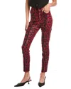 Dolce & Gabbana High-waist Leopard Print Pants In Multi
