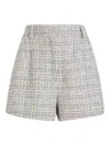 Dolce & Gabbana Tweed Shorts In Grey