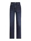Dolce & Gabbana Baggy Denim Jeans In Lavado Oscuro